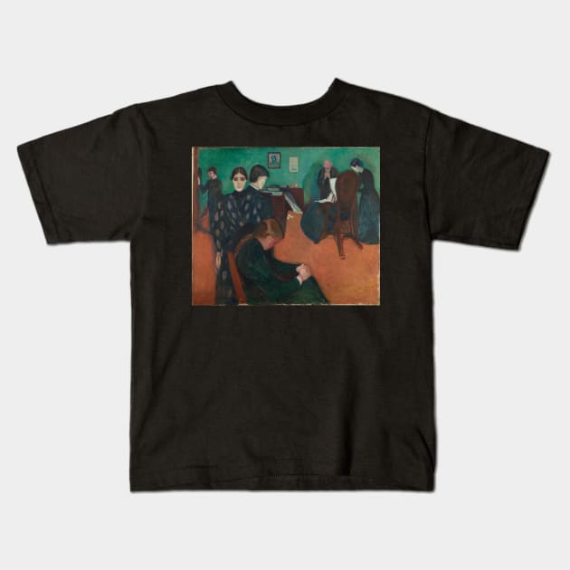 Edvard Munch Kids T-Shirt by KOTFILMS